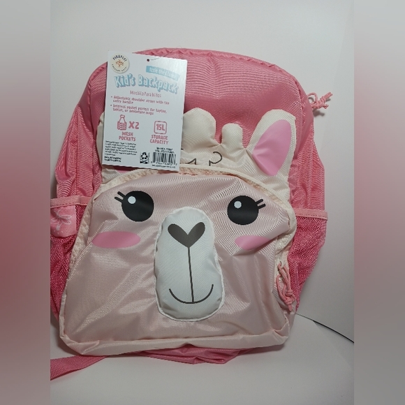 Firefly Outdoor Gear Izzie The Llama Kids Backpack Bag Pink 14" x 11" x 4.5" NEW - Picture 1 of 3